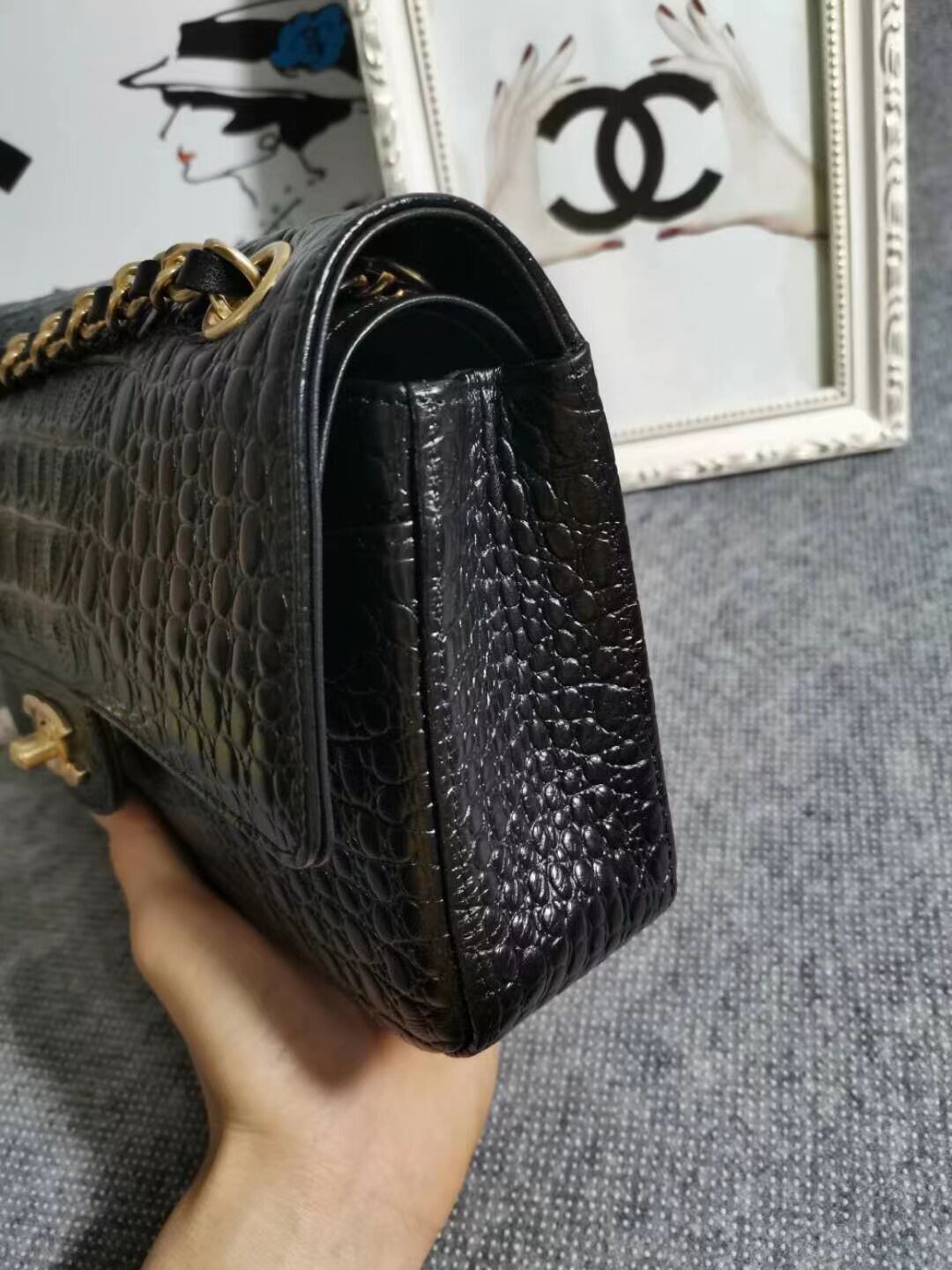 Ch**el Flap Bag 25.5cm