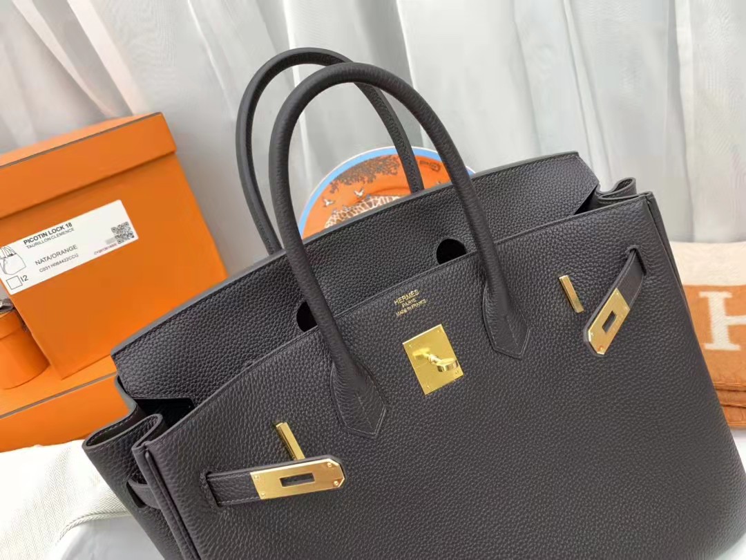 H**me5 Brikin 35cm bag Black