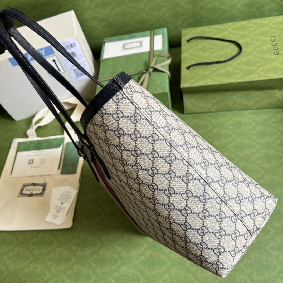 Gvc*1 Ophidia Medium GG tote Bag Blue