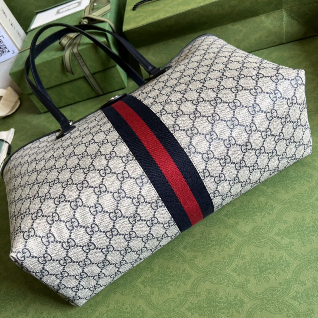 Gvc*1 Ophidia Medium GG tote Bag Blue