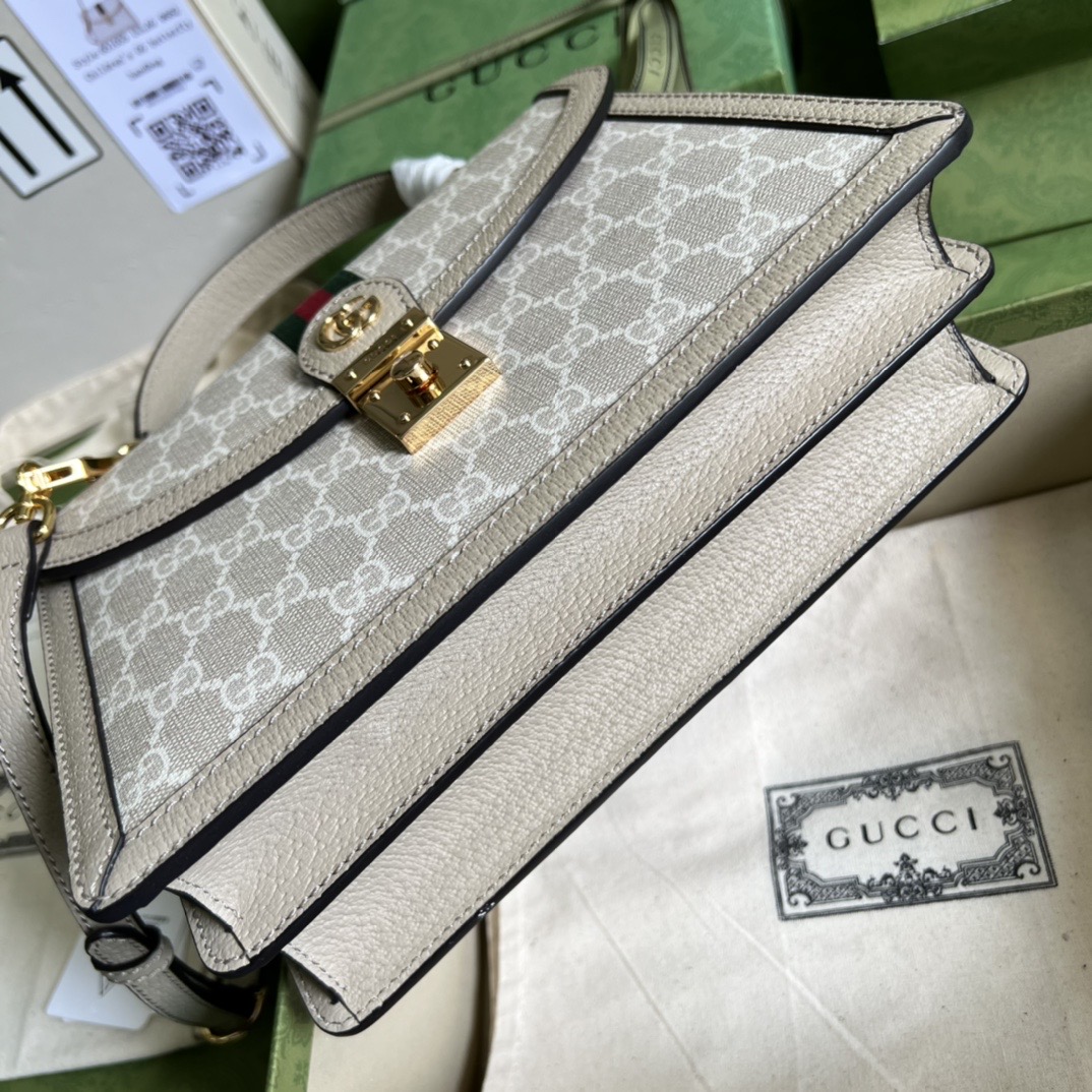 Gvc*1 Ophidia small GG top handle bag 651055