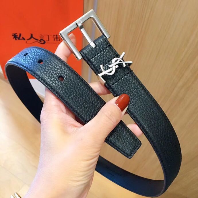 Y51 belt black 3cm 