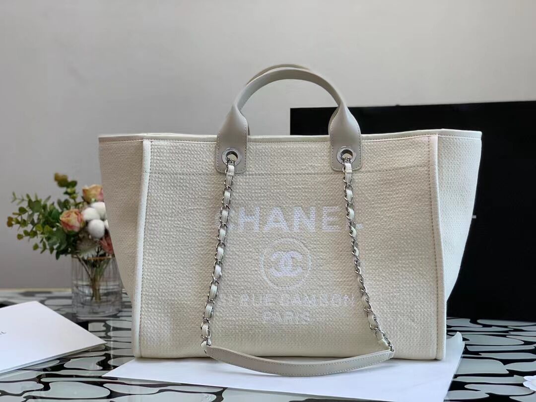 Ch**el Tote bag white 38CM