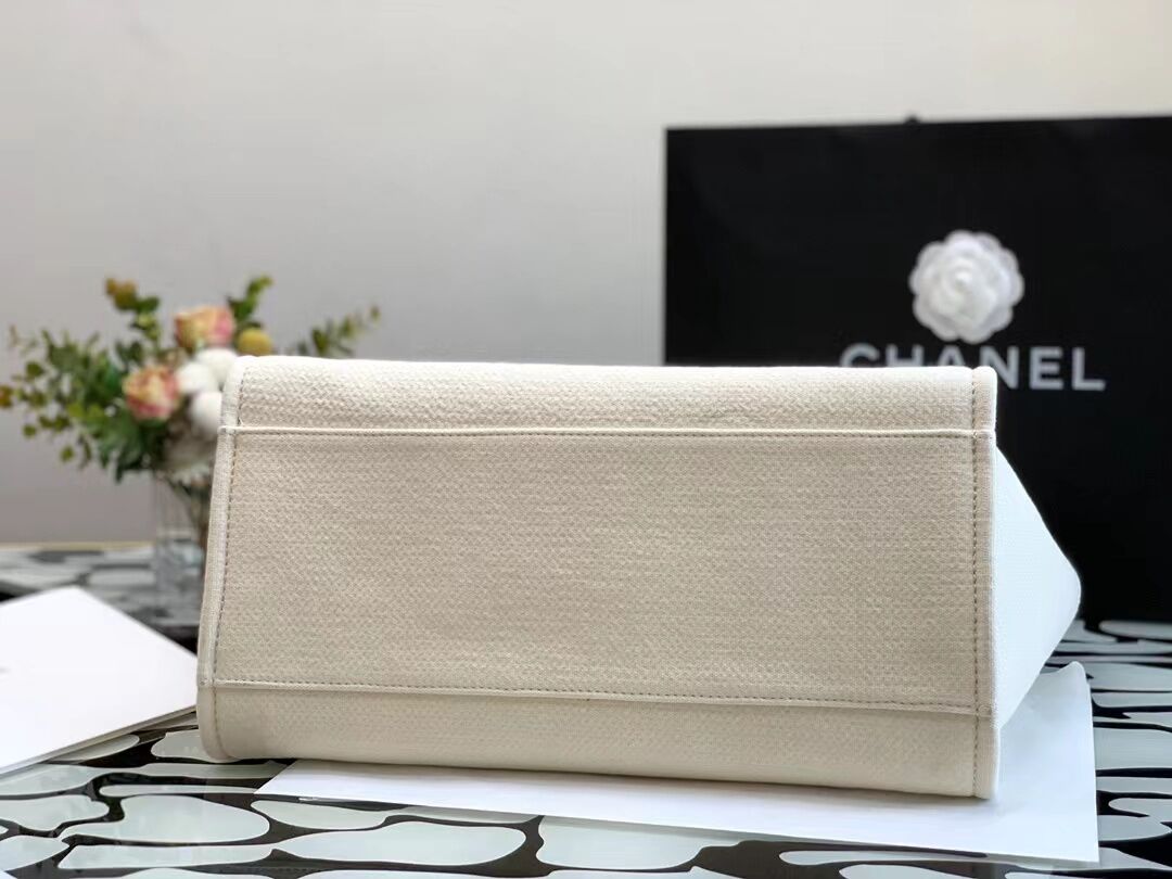 Ch**el Tote bag white 38CM