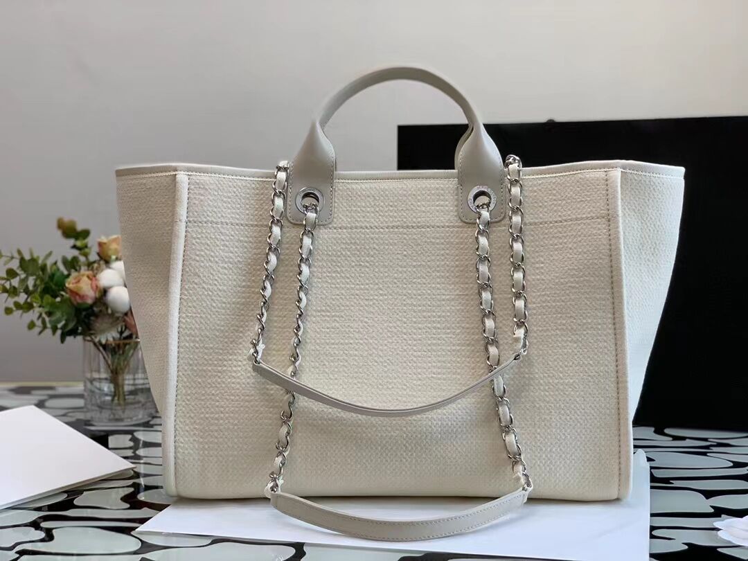 Ch**el Tote bag white 38CM