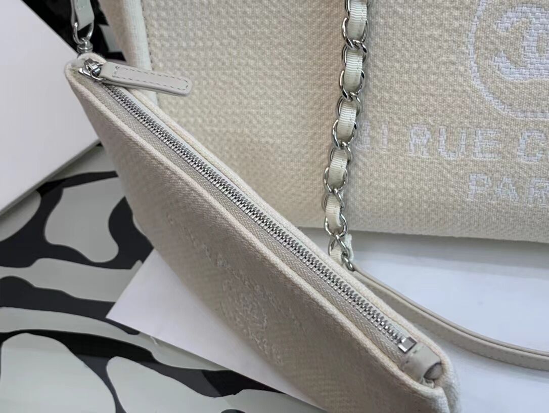 Ch**el Tote bag white 38CM