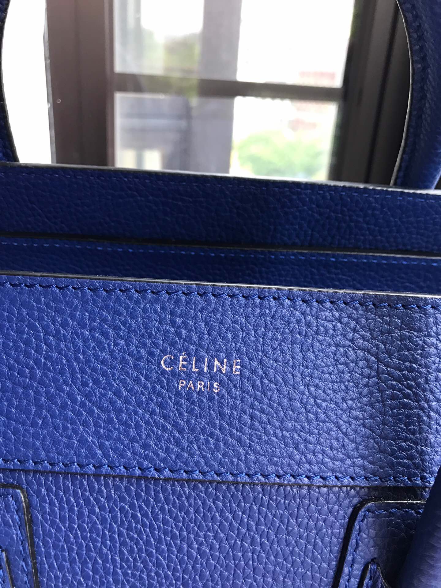 Ce1i*e Micro Luggage Calfskin Handbag