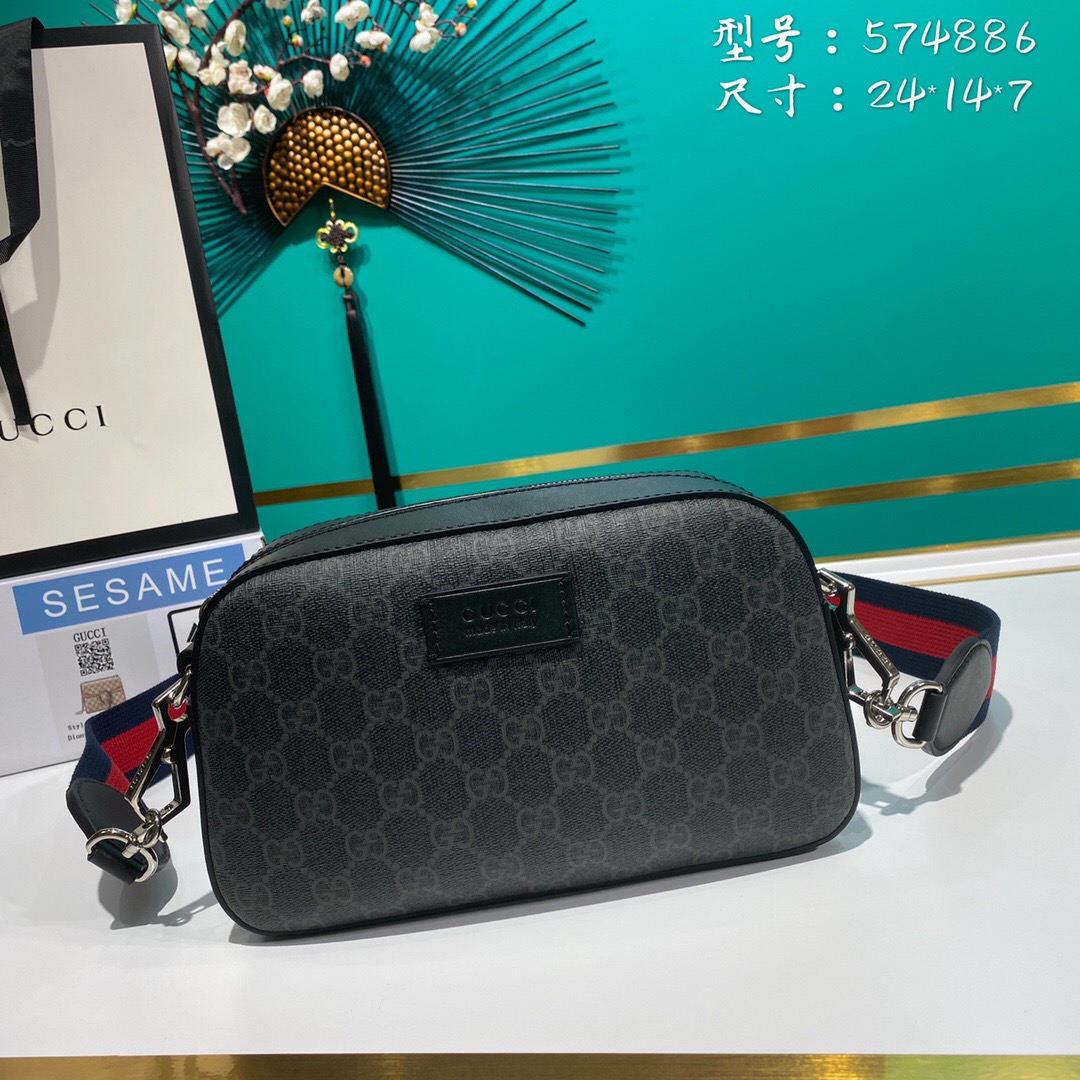Gvc*1 GG Black shoulder bag 574886