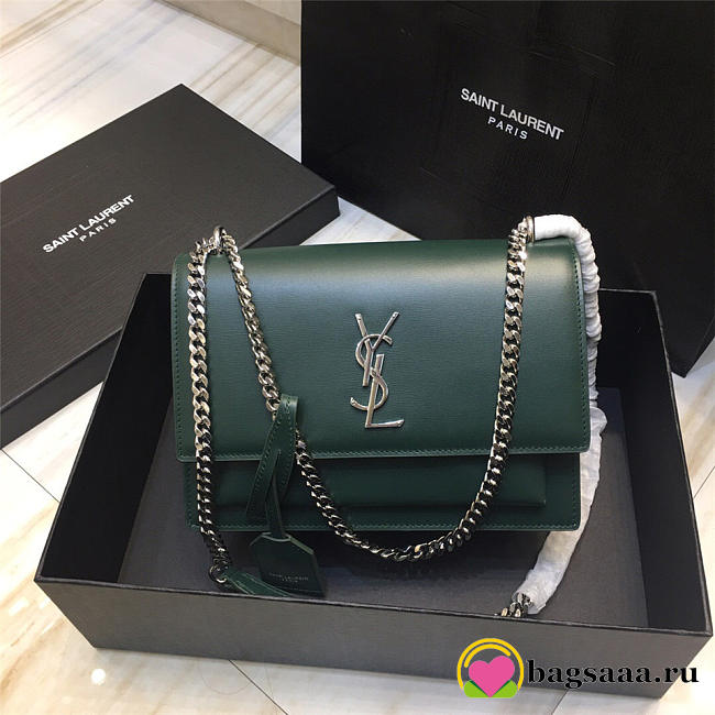 Y51 Monogram Sunset Leather Crossbody Bag 442906 Green