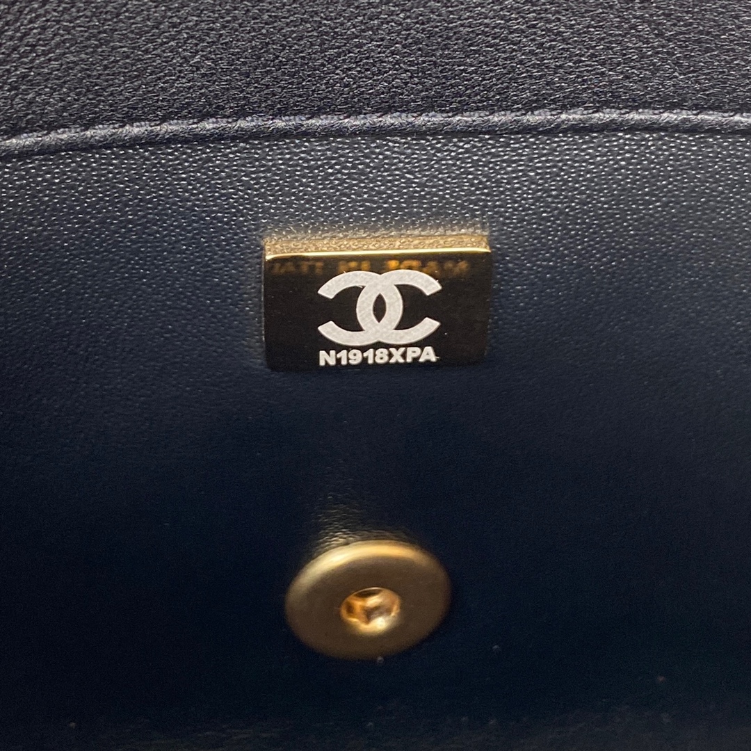 Ch**el Flap Bag Black AS3457