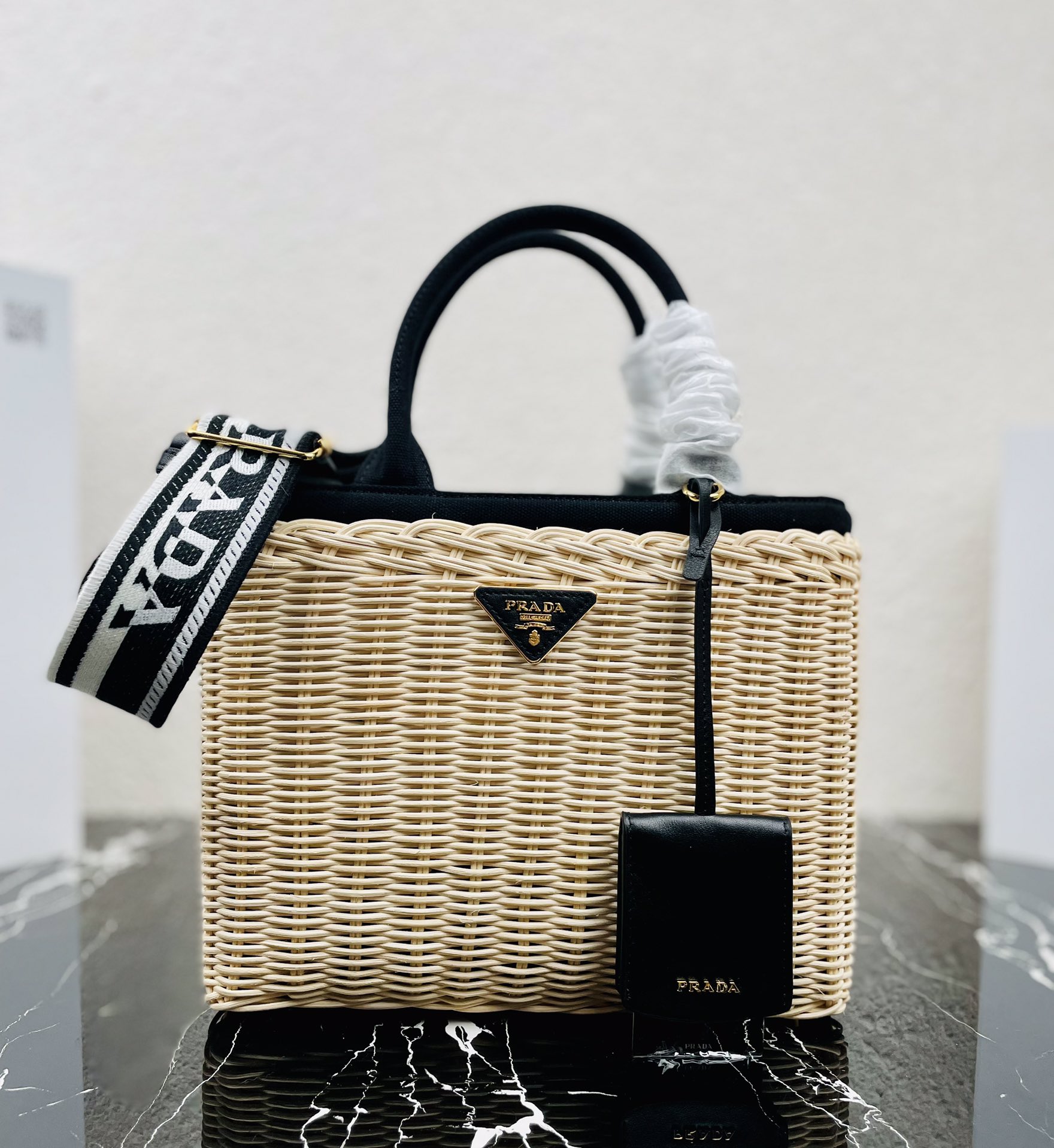 Pra*a Bucket Handle Bag 1BG835