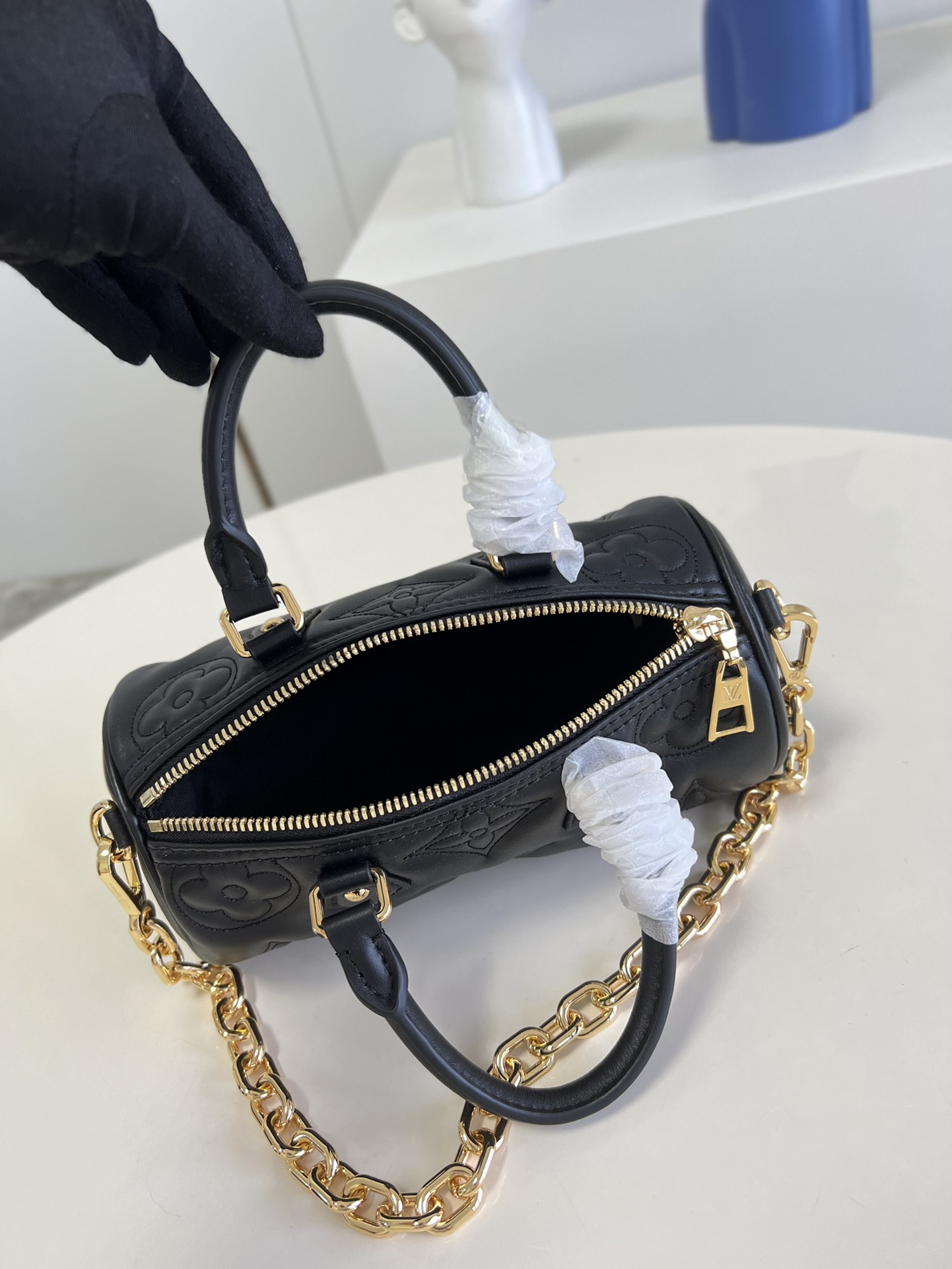 L0vis Vvtt0n Papillon BB Handbag Black