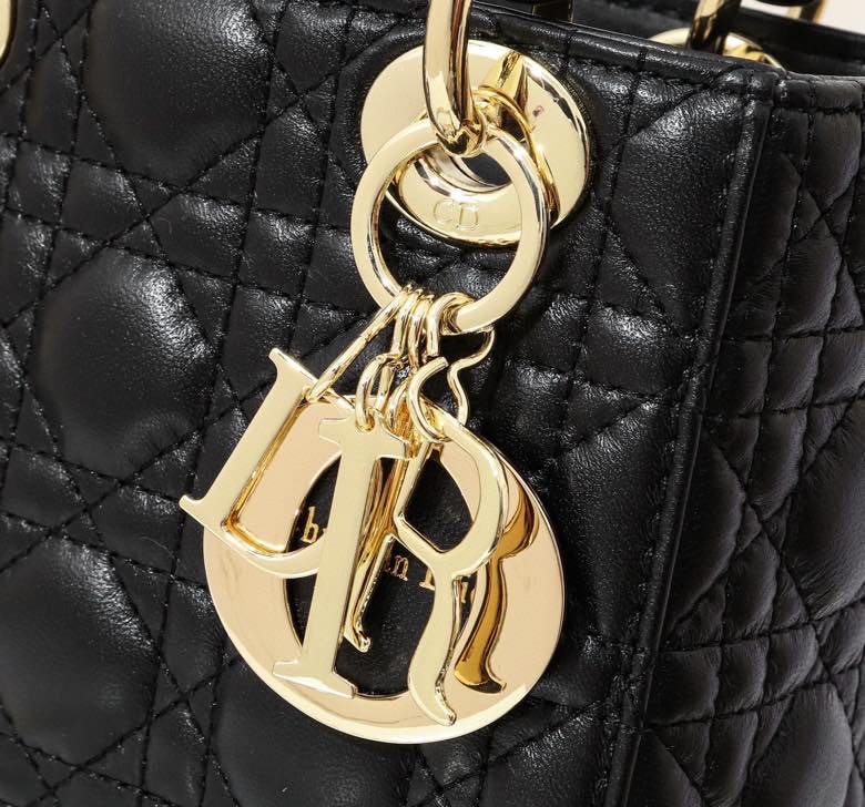 D10r Lady Bag Lambskin 17cm