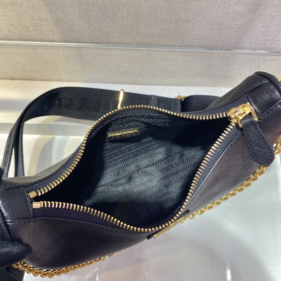 Pra*a Re-dition Saffiano Leather Bag 1BH204