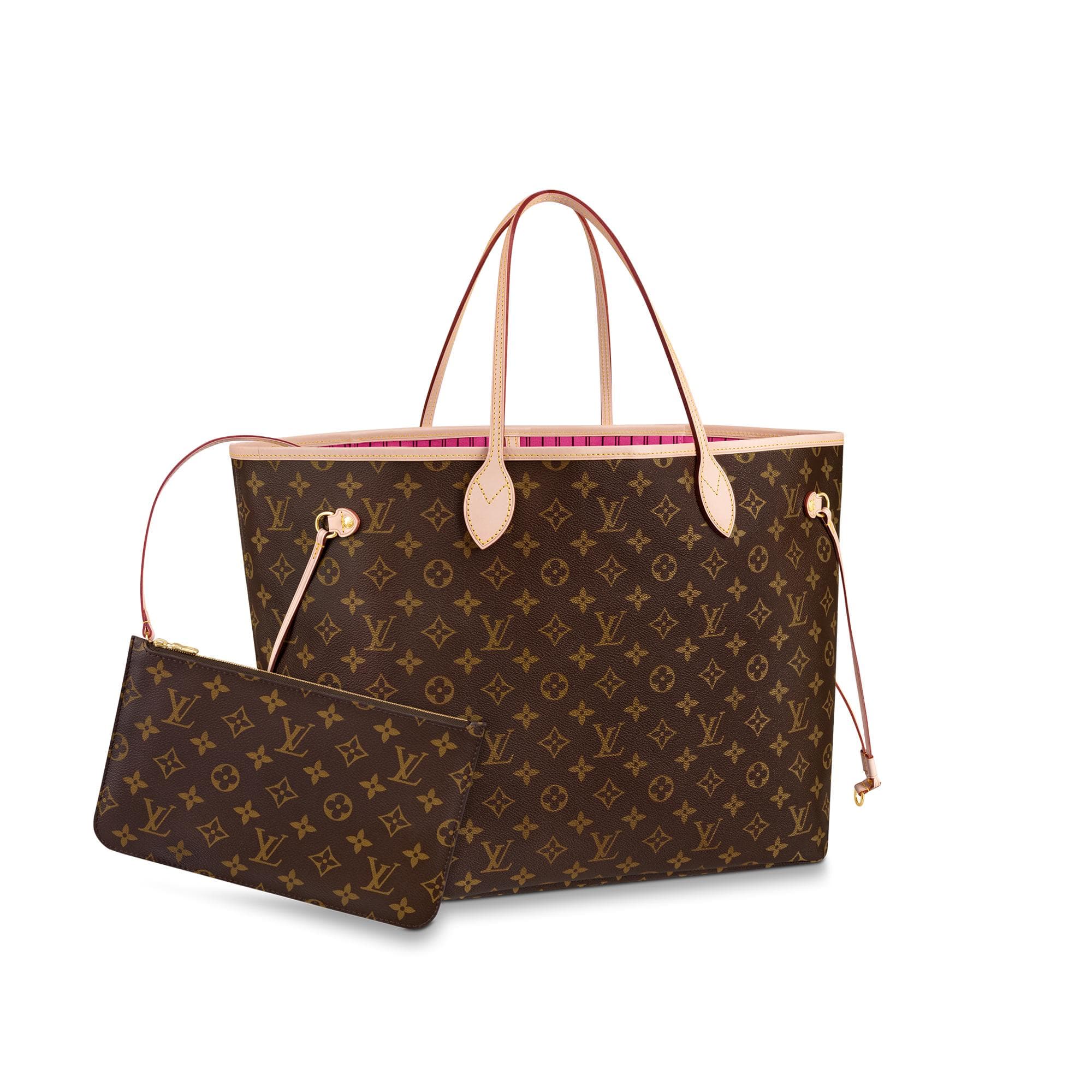 L0vis Vvtt0n Neverfull Monogram GM M41180 with rose red