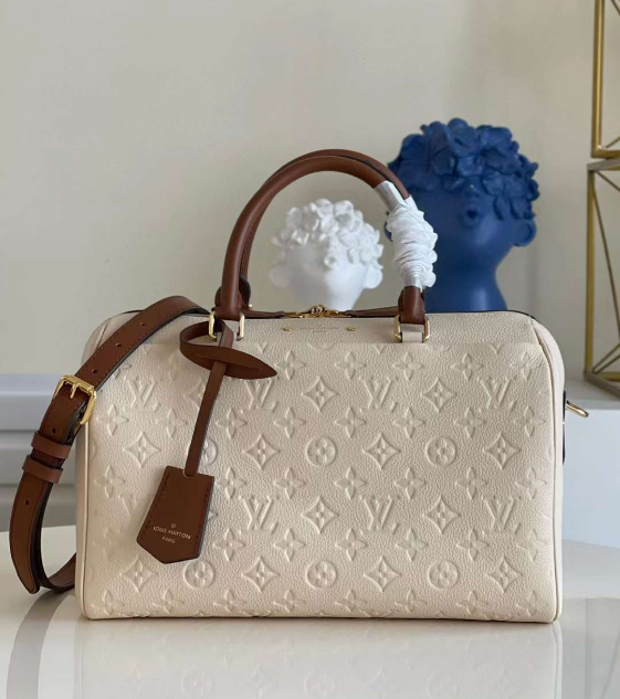 L0vis Vvtt0n embossed leather Speedy 30 Handbag 