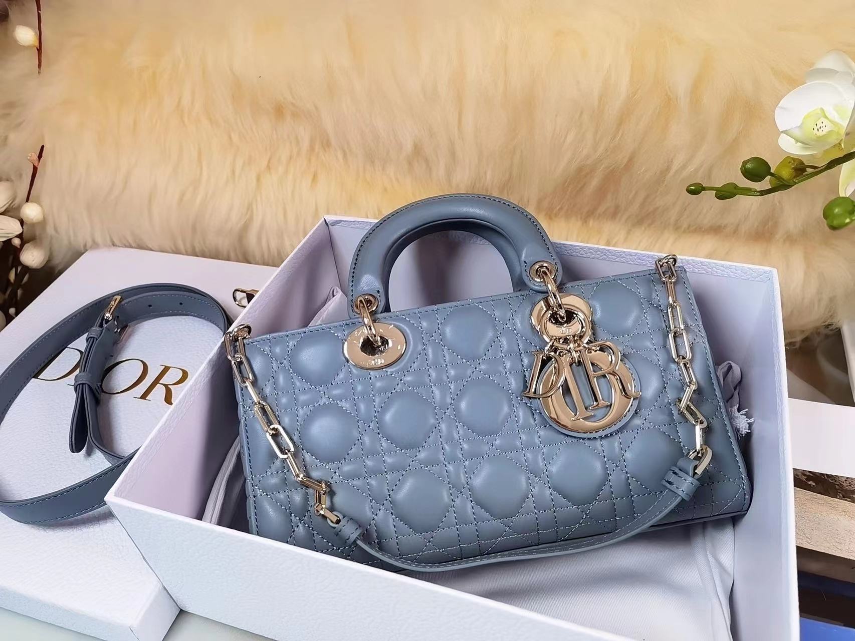D10r Lady D-Joy Bag Blue 26cm