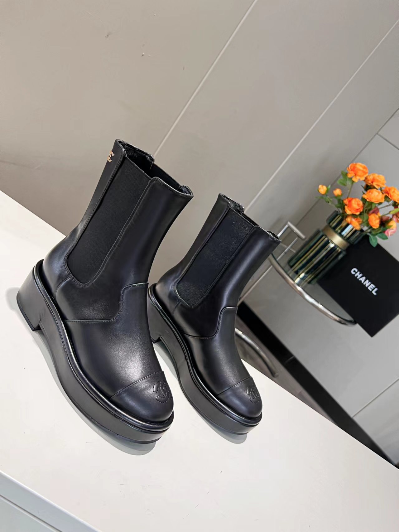 Ch**el Boots Black A1001330