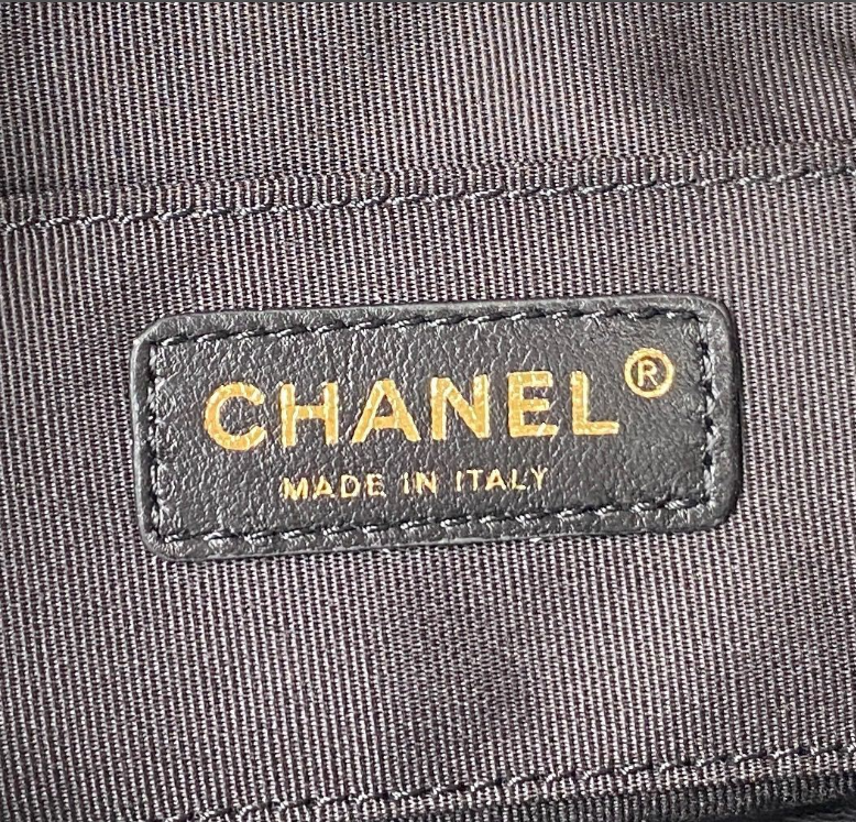 Ch**el Backpack Lambskin AS2908 Black
