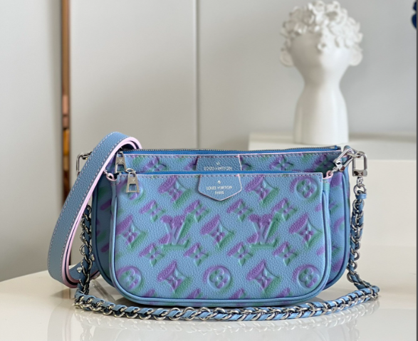 L0vis Vvtt0n MULTI POCHETTE ACCESSOIRES BLUE M46093 