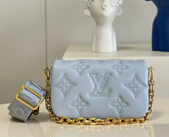 LV WALLET ON STRAP BLUE M81399