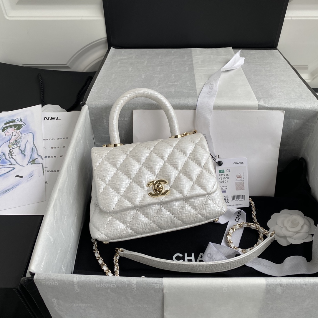 Ch**el Mini Cocohandle Bag AS2215 13CM