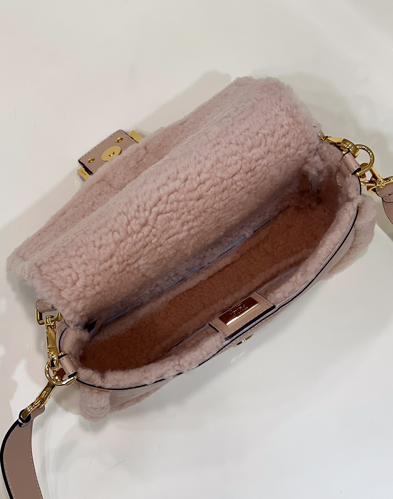 F**di Baguette Pink fabric bag