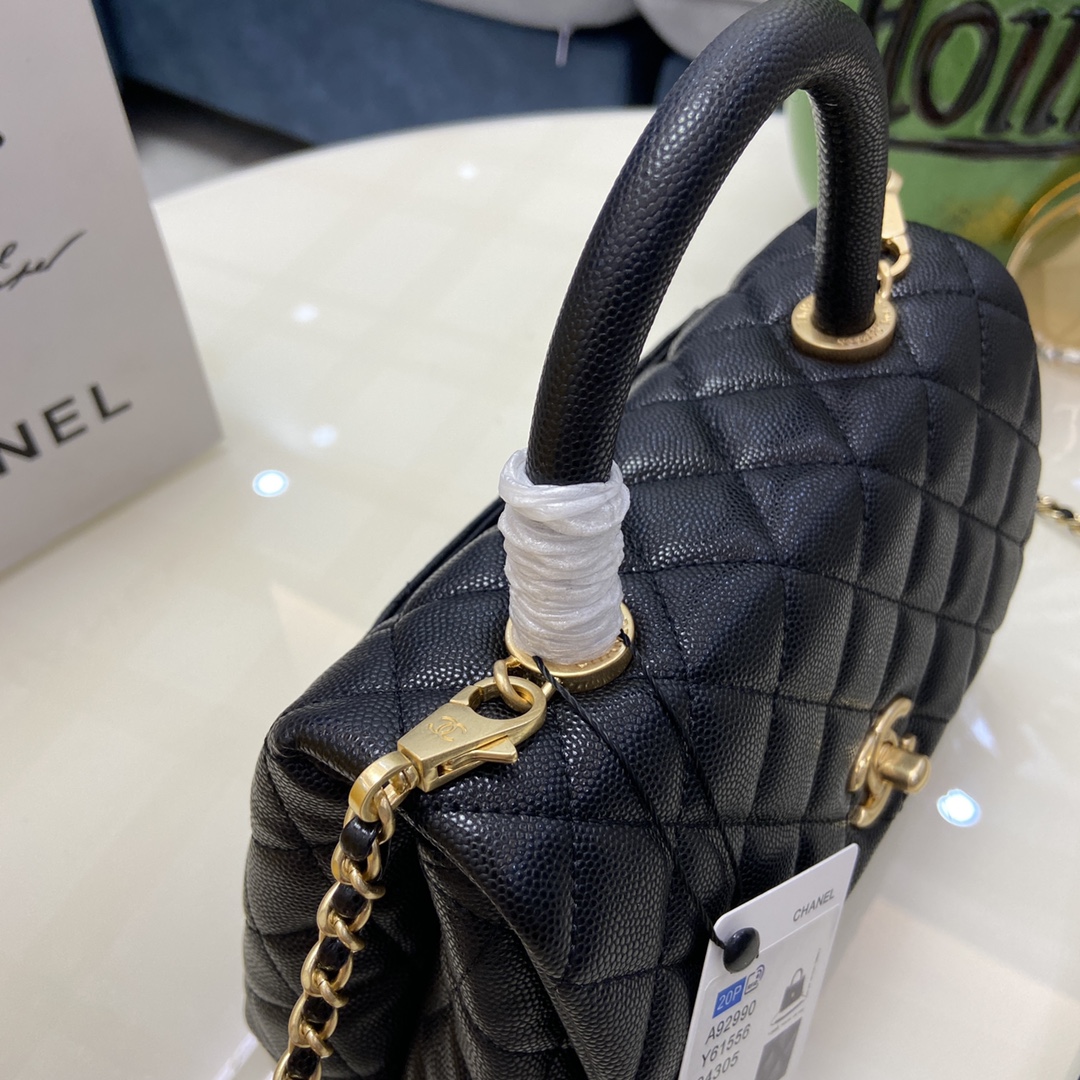 Ch**el Coco Handle Bag 92990 24CM
