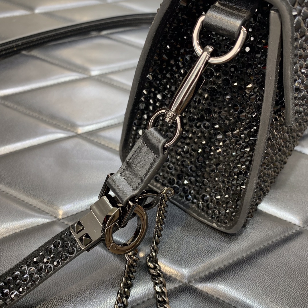 Va1e*ntin0 Mini Vsling HandBag Black