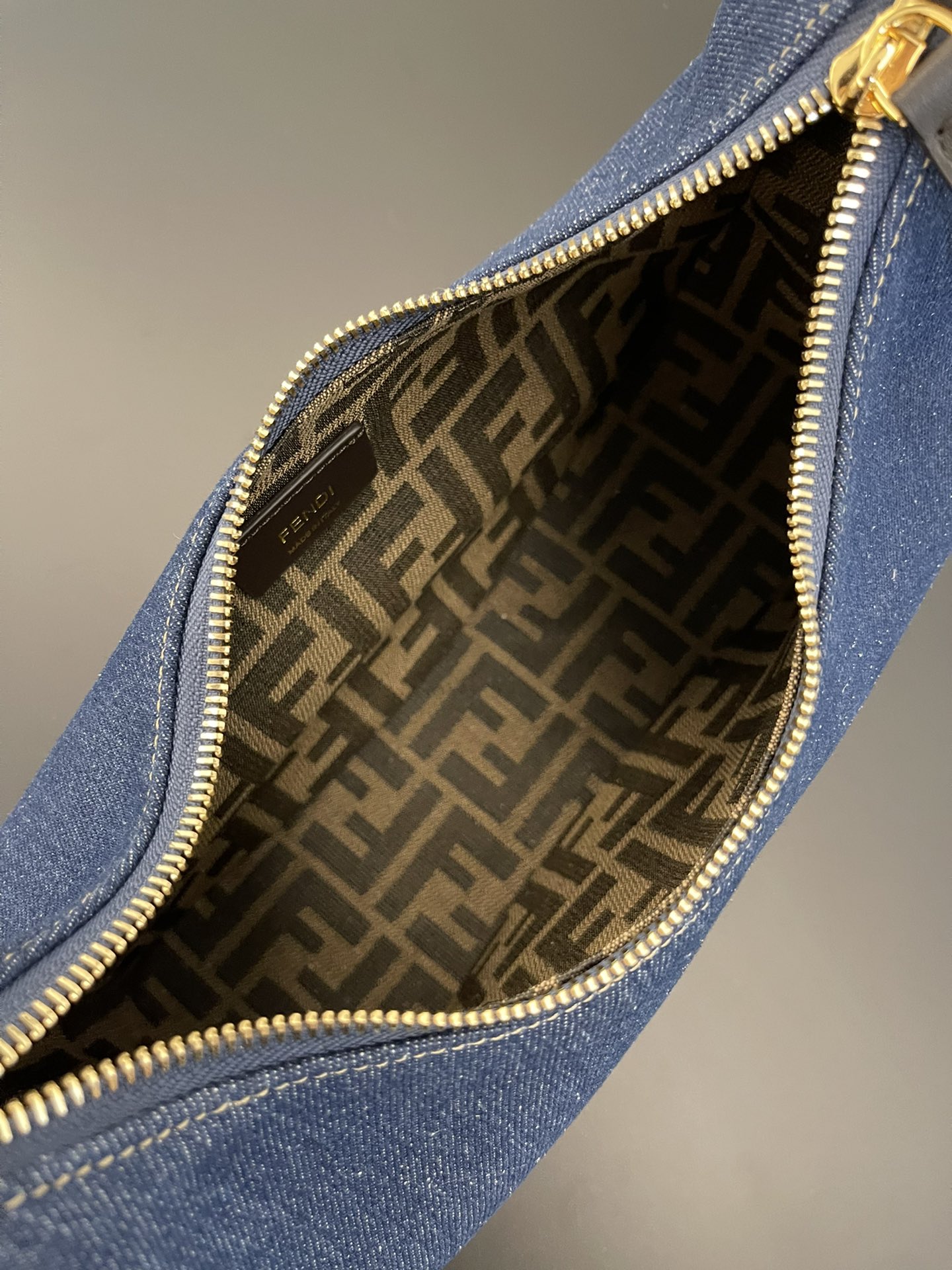 F**di Praphy Bag 29cm Denim Blue
