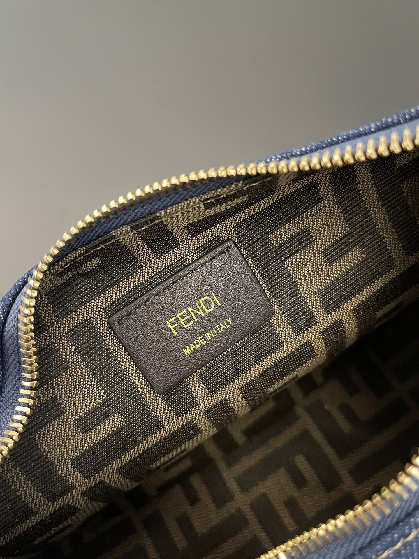 F**di Praphy Bag 29cm Denim Blue