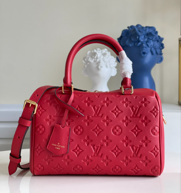 LV Speedy Bandoulière 25 Monogram Empreinte Leather 006