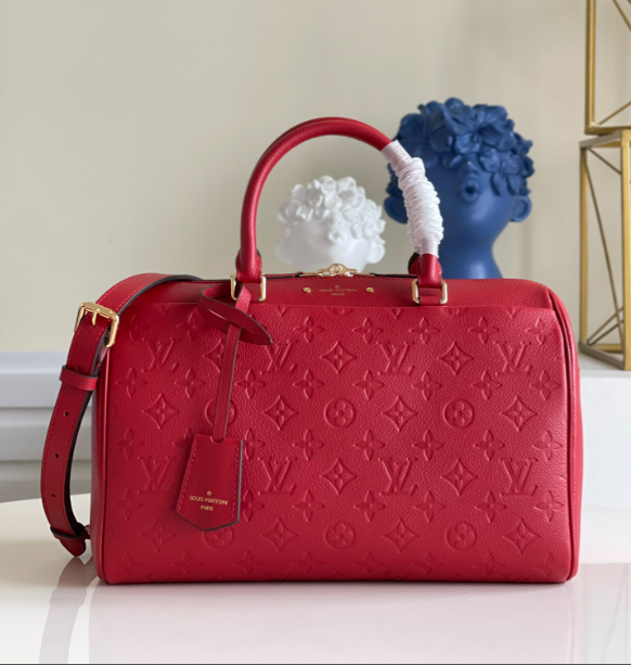 L0vis Vvtt0n SPEEDY Bag with Red 30cm
