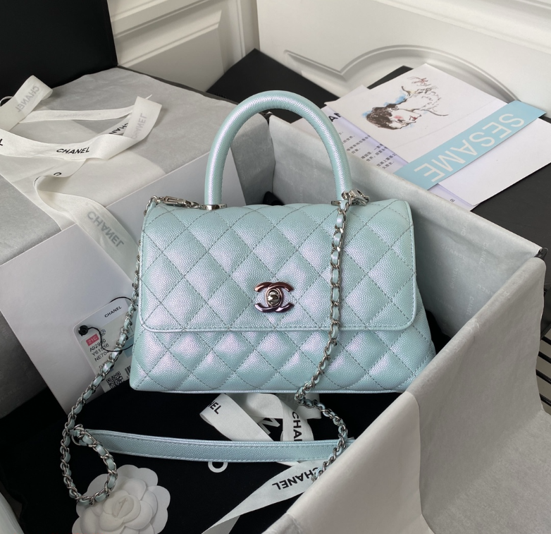 Ch**el Coco Handle Bag 92990 23cm