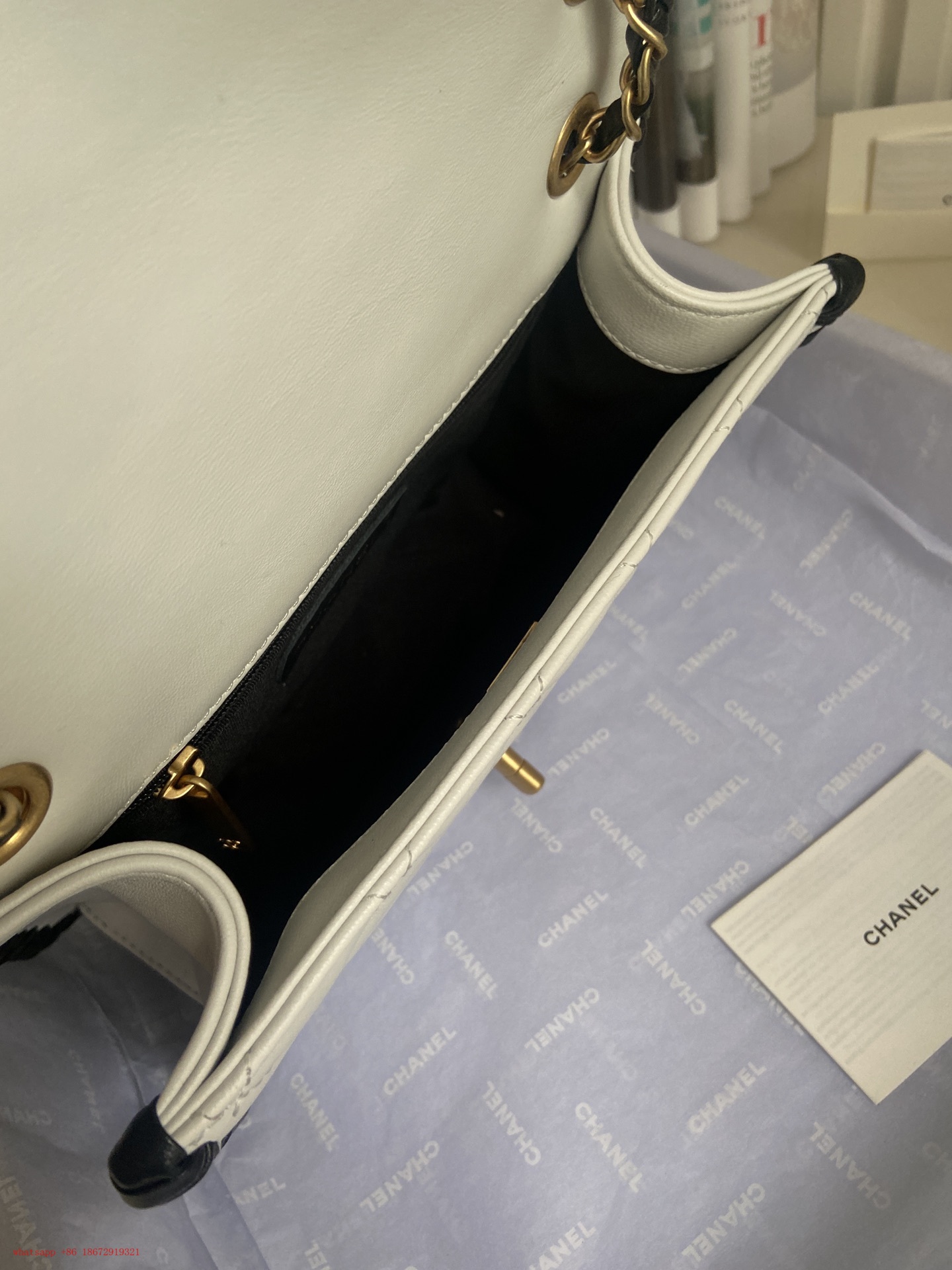 Ch**el Flap Bag AS2496 22cm