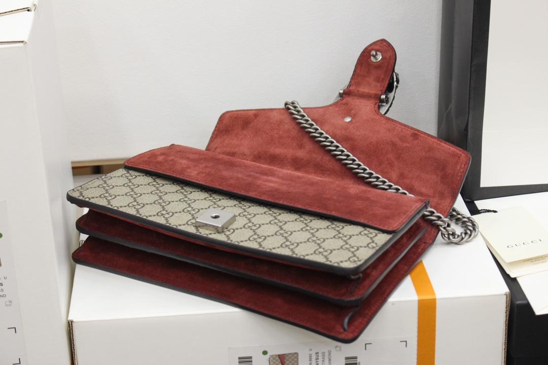 Gvc*1 Dionysus Blooms Bag In Kahki with purplish red 400249