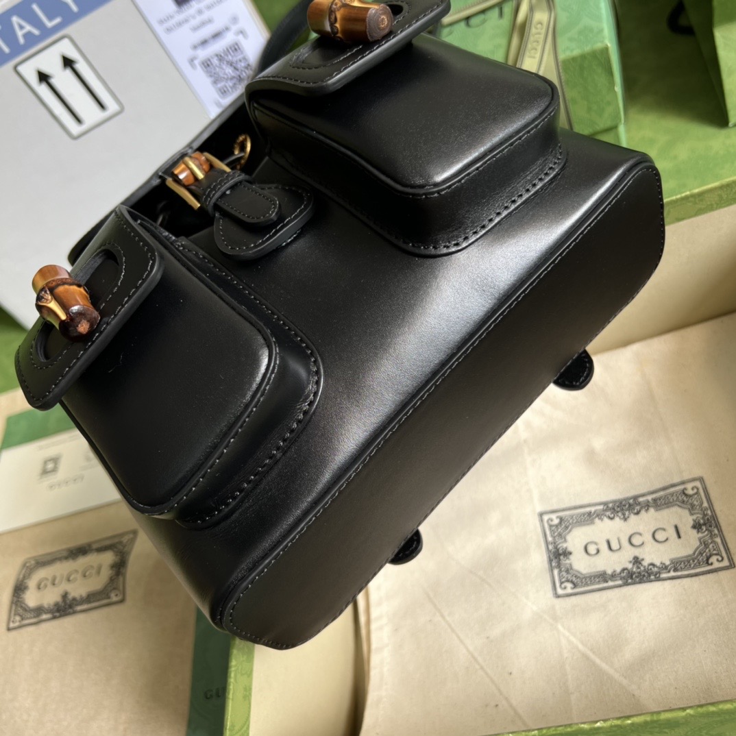 Gvc*1 Bamboo Small Backpack Black 702101