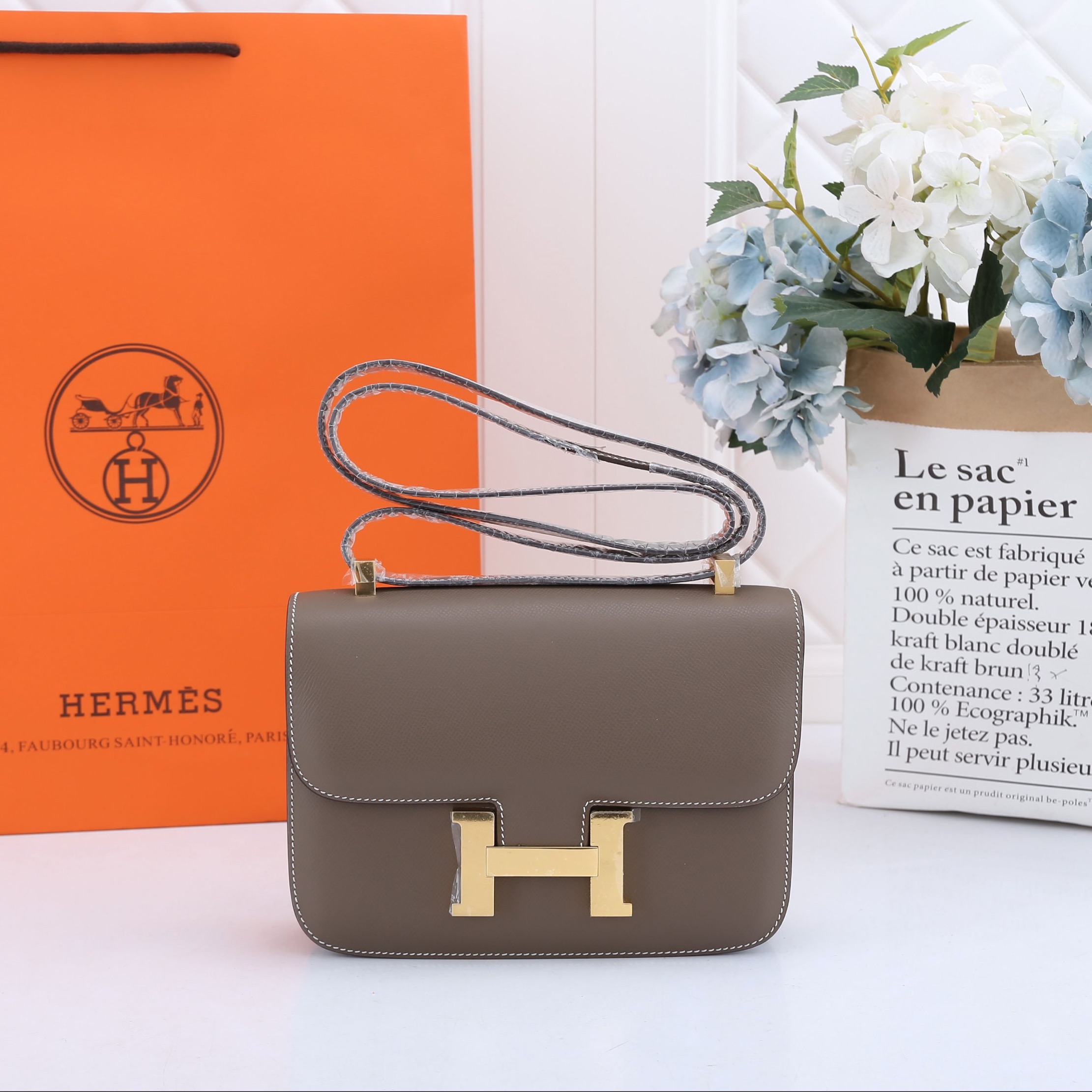 H**me5 Constance Bag Gold 19CM