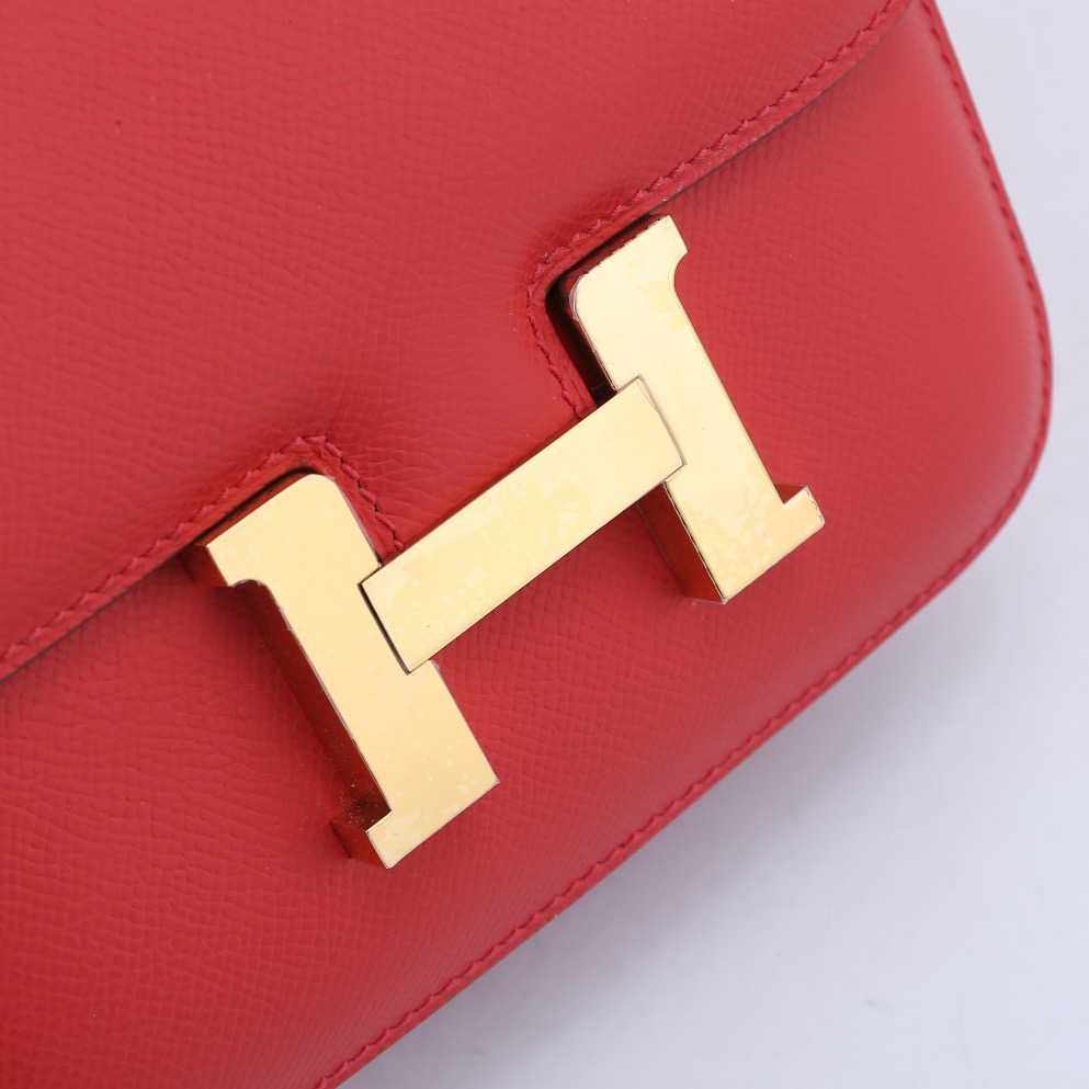 H**me5 Constance Bag Gold Red 19CM