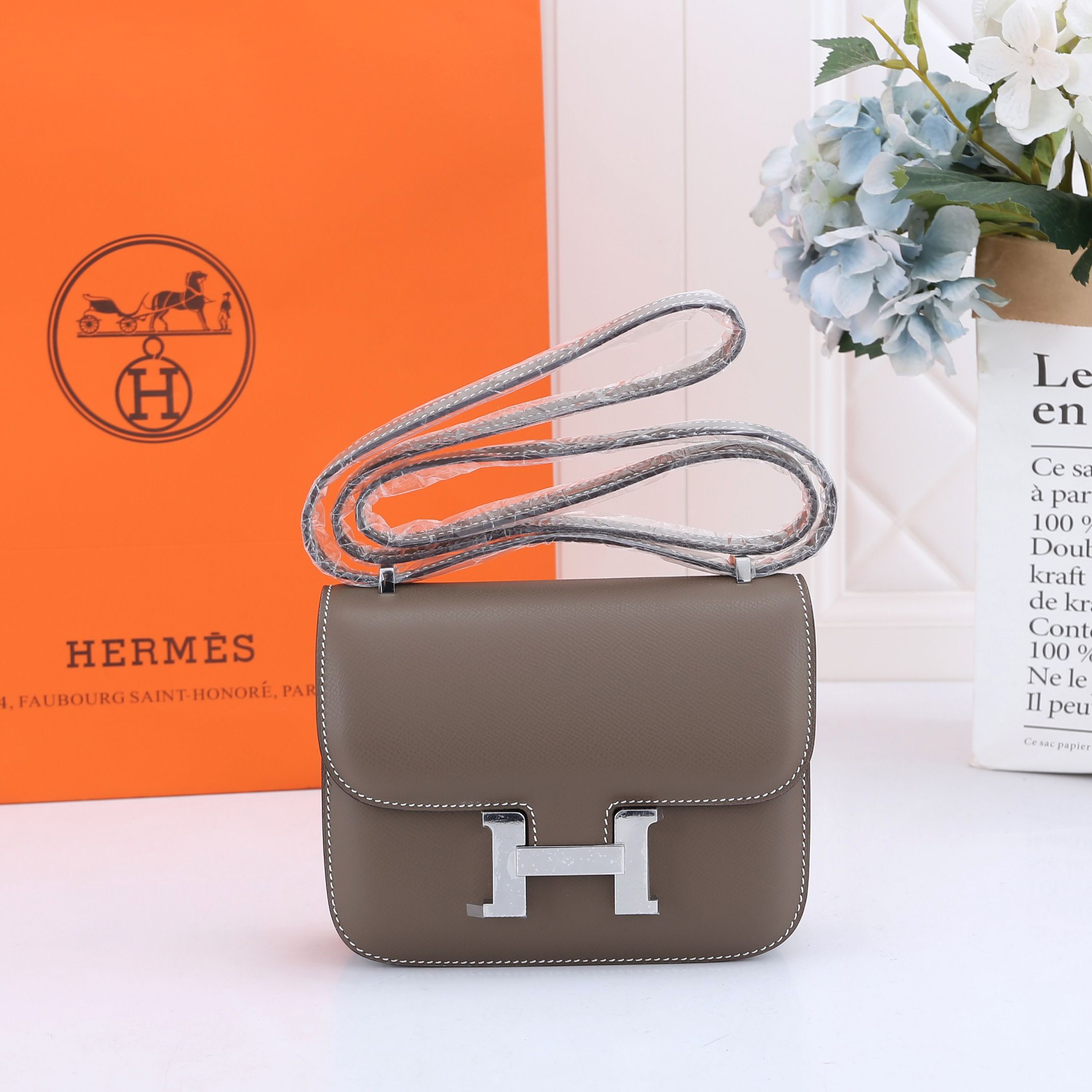 H**me5 Constance Bag Silver 19CM