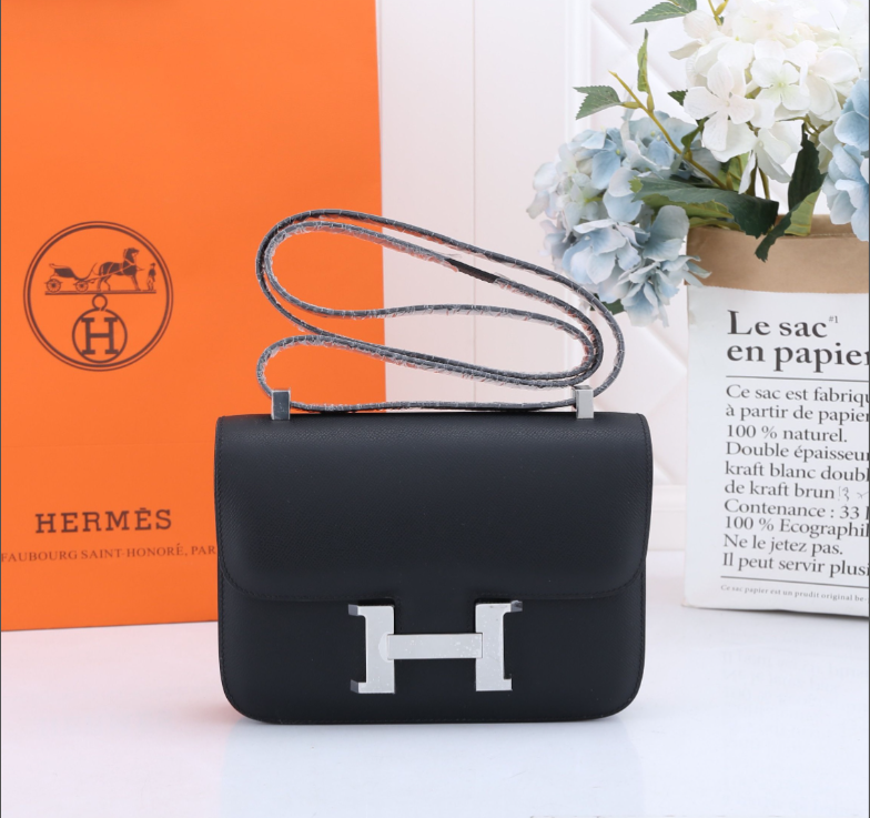 H**me5 Constance Bag Sliver Black 23CM