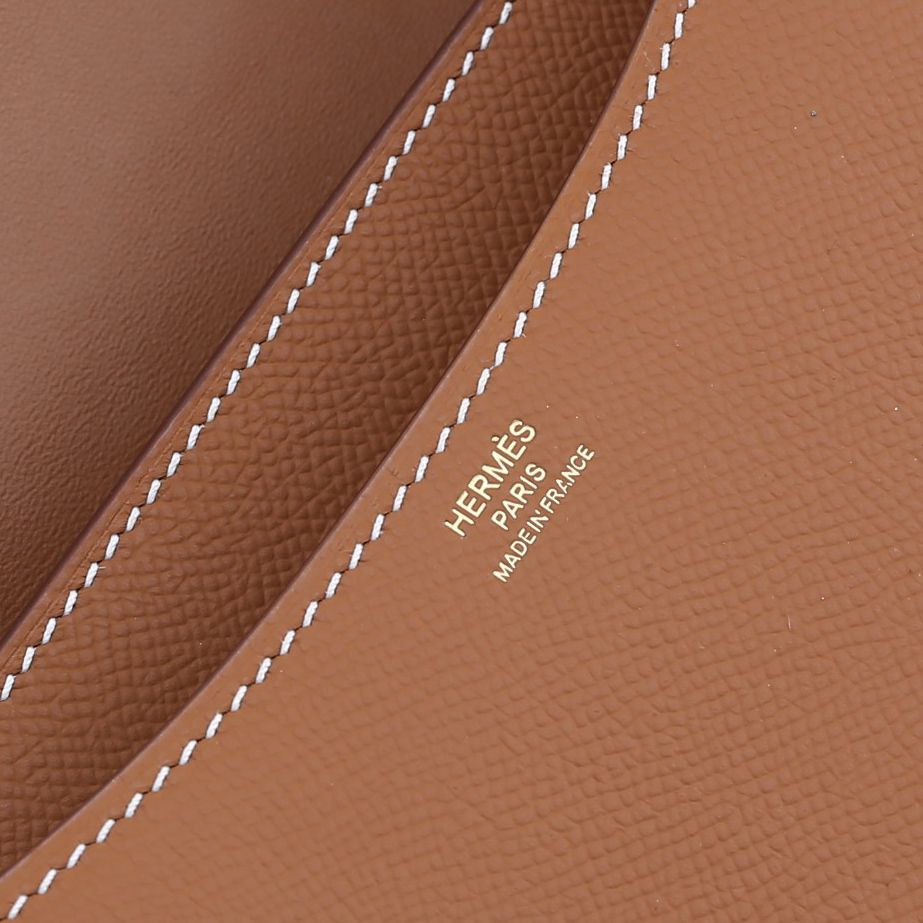 H**me5 Constance Bag Gold Brown 23CM