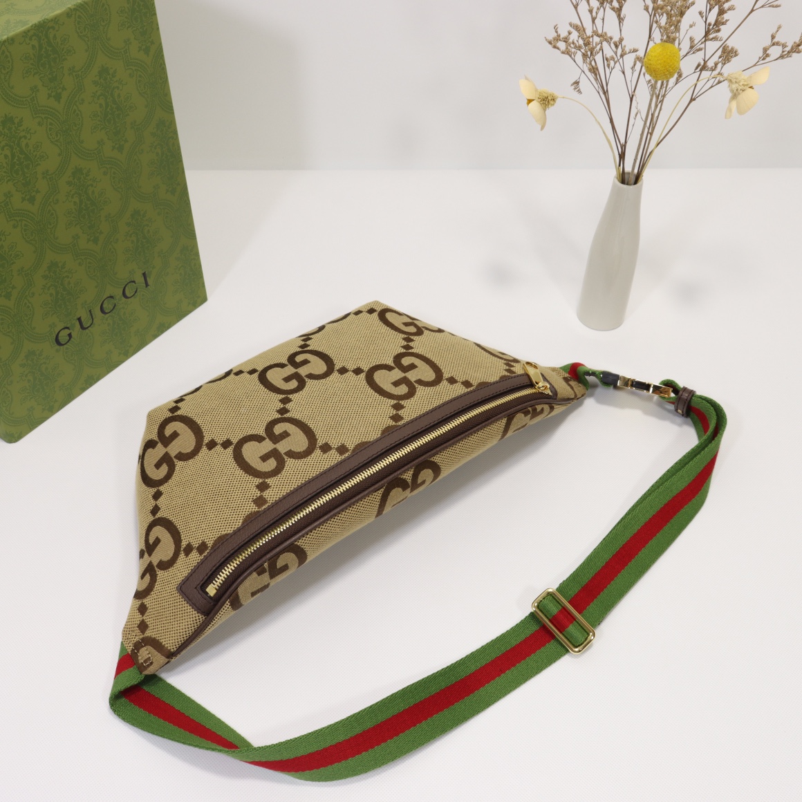 Gvc*1 Belt bag with S*per Double G motif