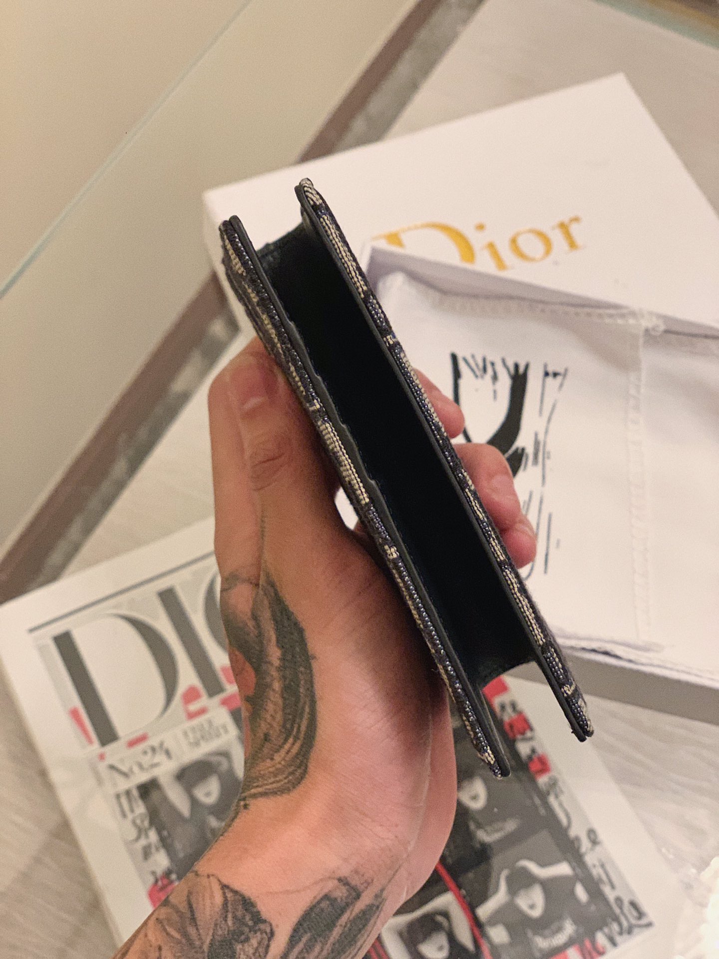 D10r Oblique Passport Holder