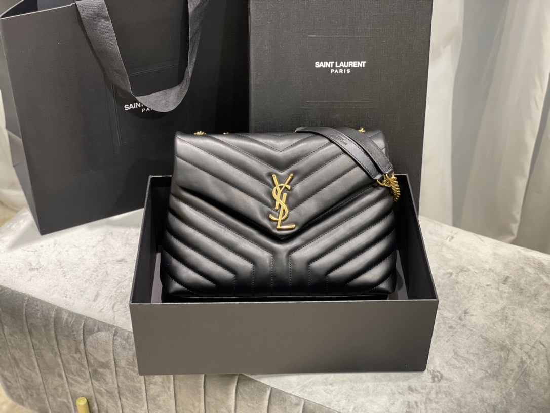 Y51 Loulou Bag Black 29cm
