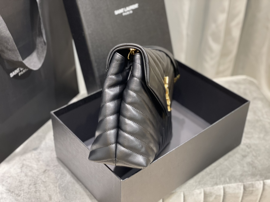 Y51 Loulou Bag Black 29cm