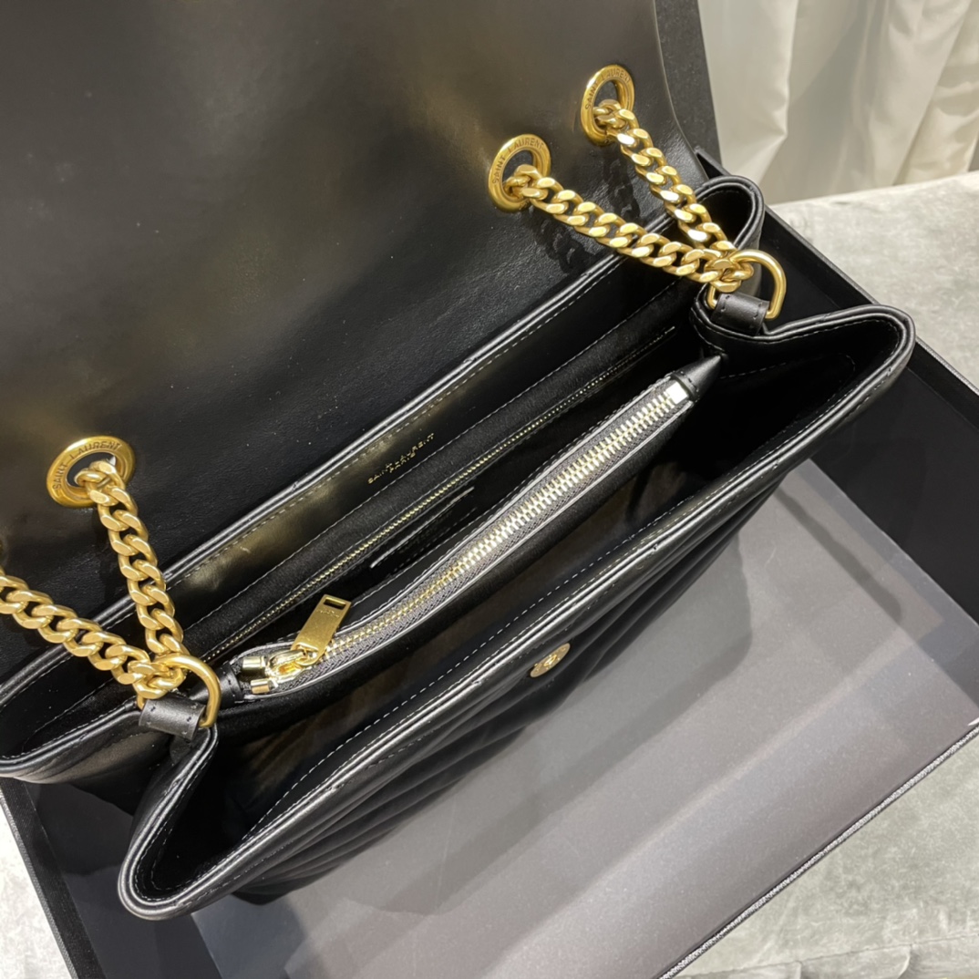 Y51 Loulou Bag Black 29cm
