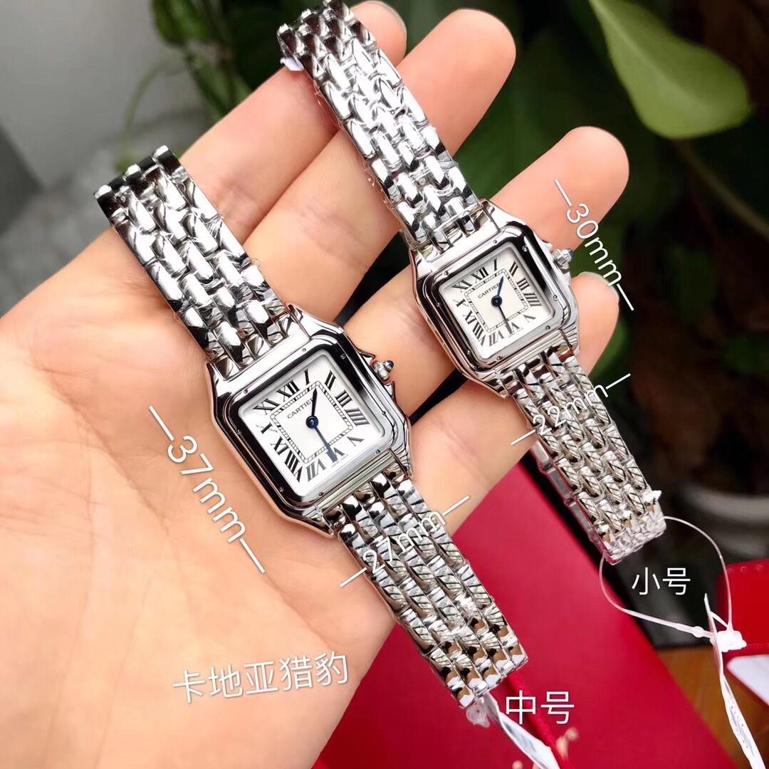 Ca*t1er Watch Silver 