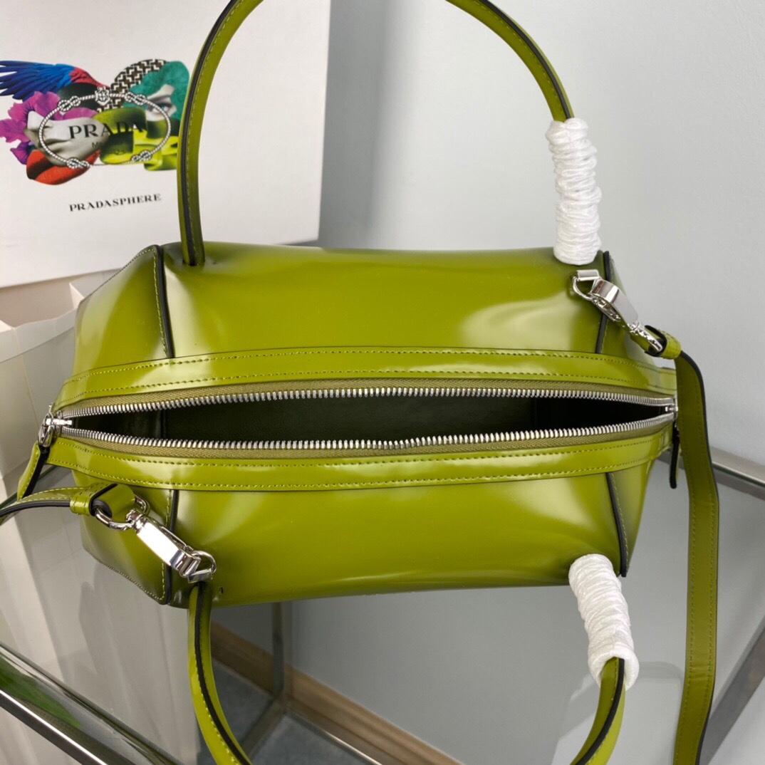 Pra*a Medium S*pernova Handbag Green 1BA365