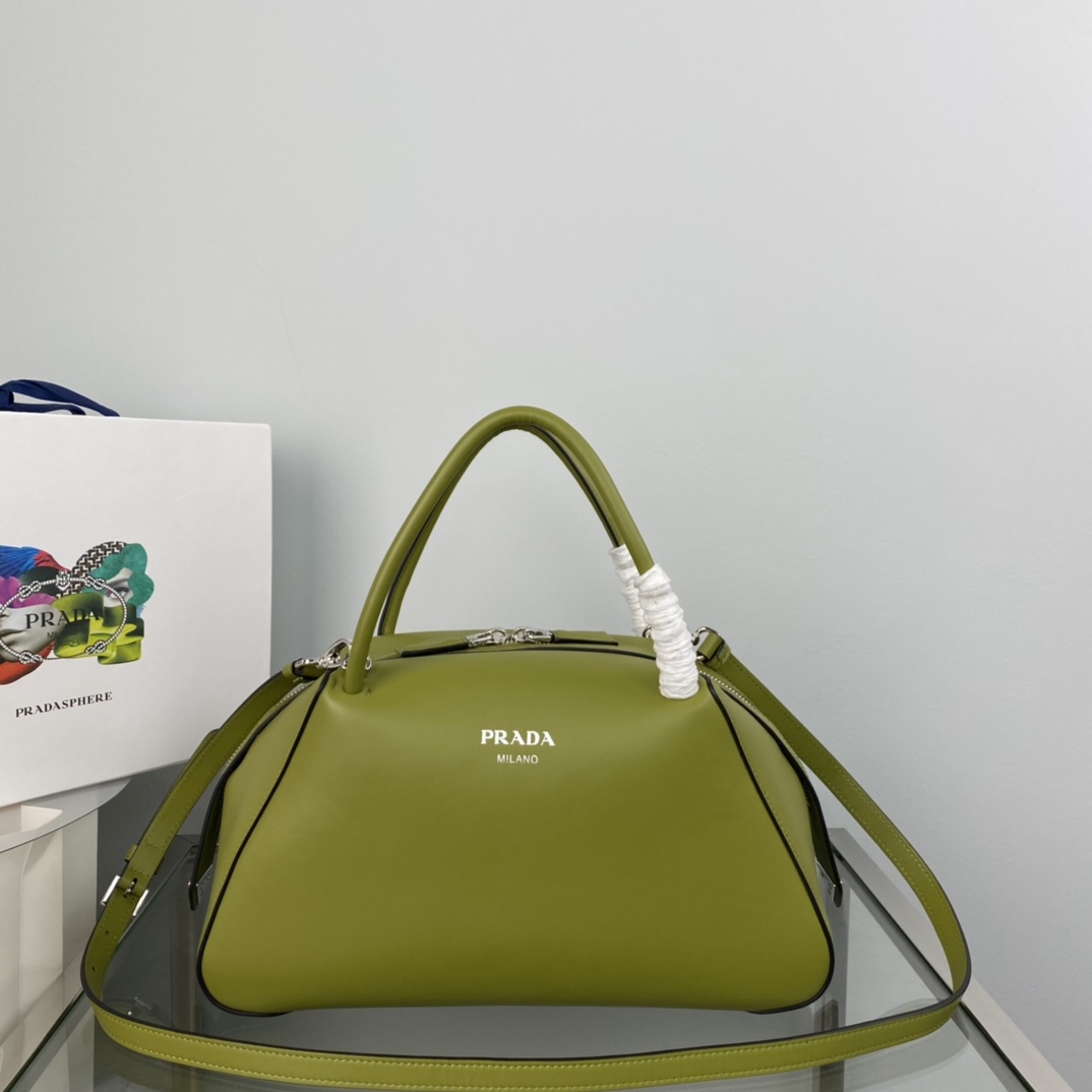 Pra*a Medium S*pernova Handbag Green
